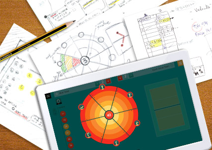 Quick Scout Volley application design della app per lo scout pallavolo